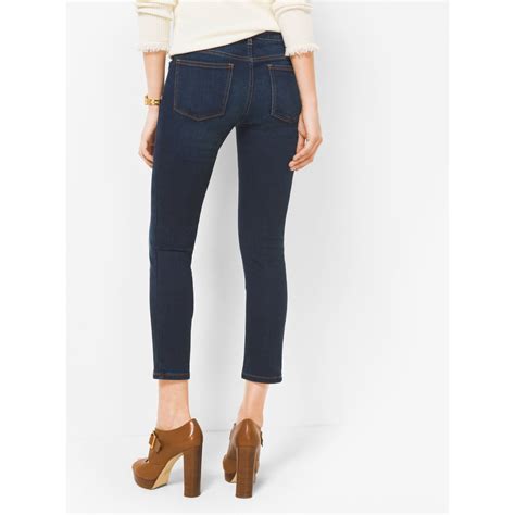 michael kors izzy cropped skinny|Michael Kors Women's Michael Kors Izzy Skinny Jeans.